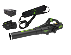 Аккумуляторный воздуходув Greenworks GD82ABII, 82v, 225 км/ч, 1290 м³/ч, в комплекте с АКБ 5 А·ч и ЗУ