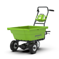 Садовая тележка Greenworks G40GC, 40v, 106 л, без АКБ и ЗУ (аккумуляторная, самоходная)
