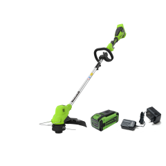 Триммер аккумуляторный Greenworks GD40LT, 40V, 38 см, с 1хАКБ 8 Ач и ЗУ