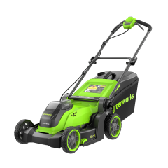 Газонокосилка Greenworks GD40LM411, 40v, 41 см, 1.2 кВт, без АКБ и ЗУ (аккумуляторная)