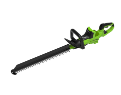 Аккумуляторный кусторез Greenworks GD24HT611k5, 24v, 61см, захват 28 мм, в комплекте с АКБ 5 А·ч и ЗУ